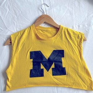 University of Michigan tailgate top! Cropped